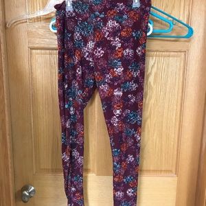 Multicolored LulaRoe leggings